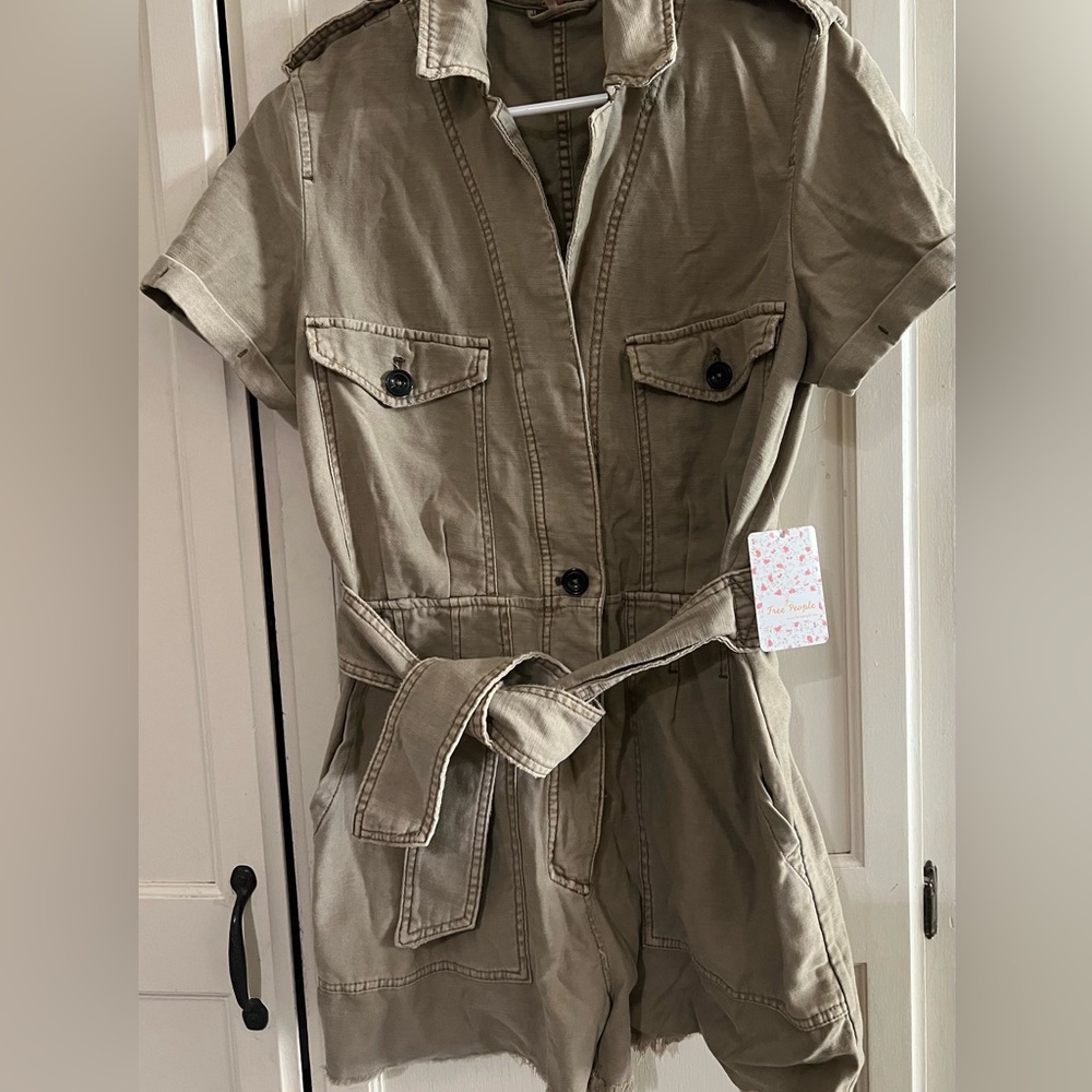 Free People Military Romper
